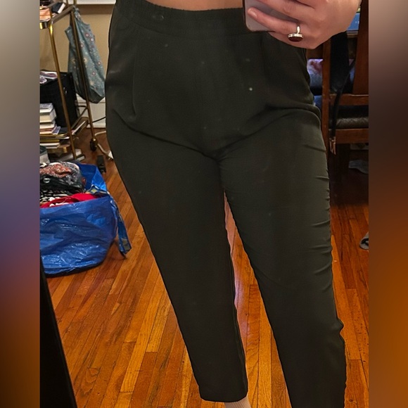 forest green trousers (forever21) - Picture 1 of 4